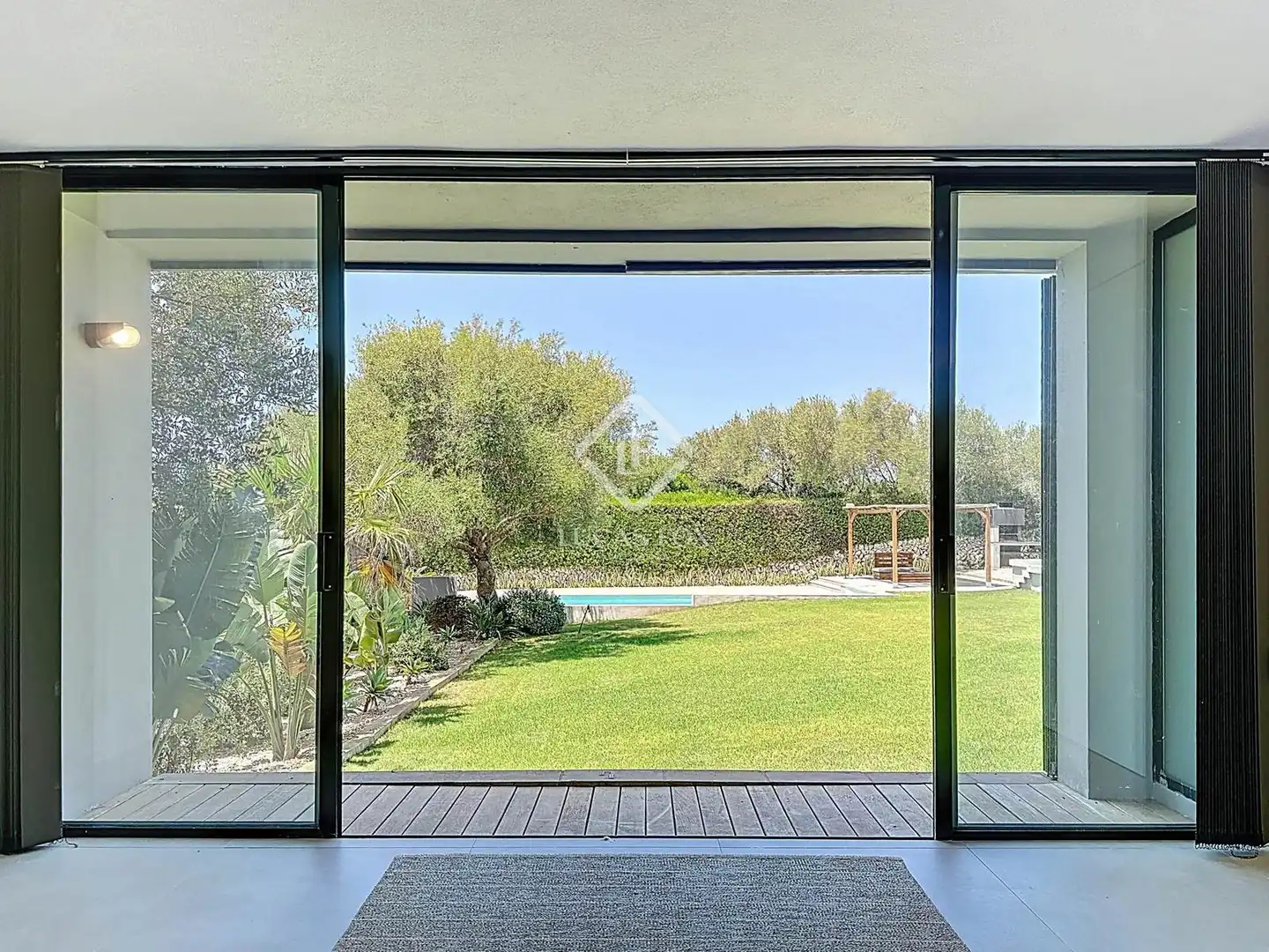Garden of Houses for sale in Sant Lluís  with Air Conditioner, Heating and Private garden