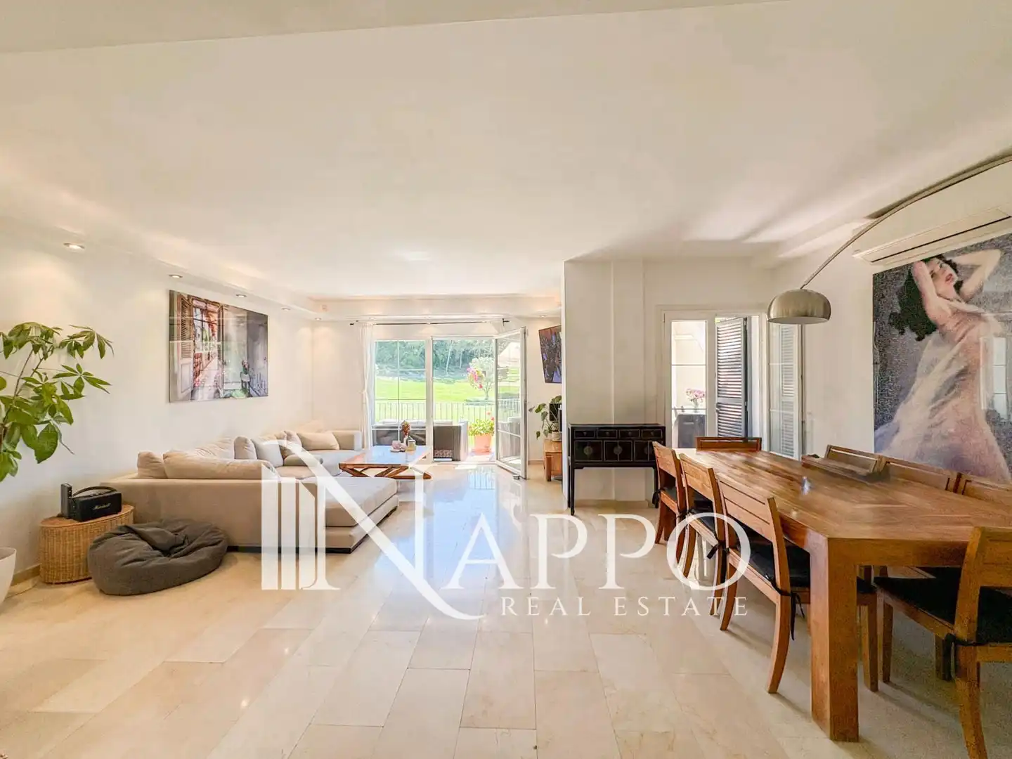 Wohnzimmer von Wohnung zur Miete in Calvià mit Klimaanlage, Heizung und Terrasse
