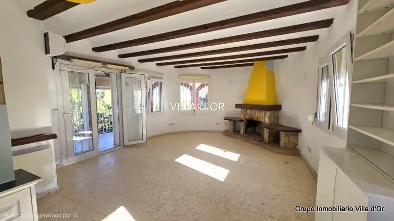 Wohnzimmer von Haus oder Chalet zum Verkauf in Dénia mit Klimaanlage, Privatgarten und Terrasse