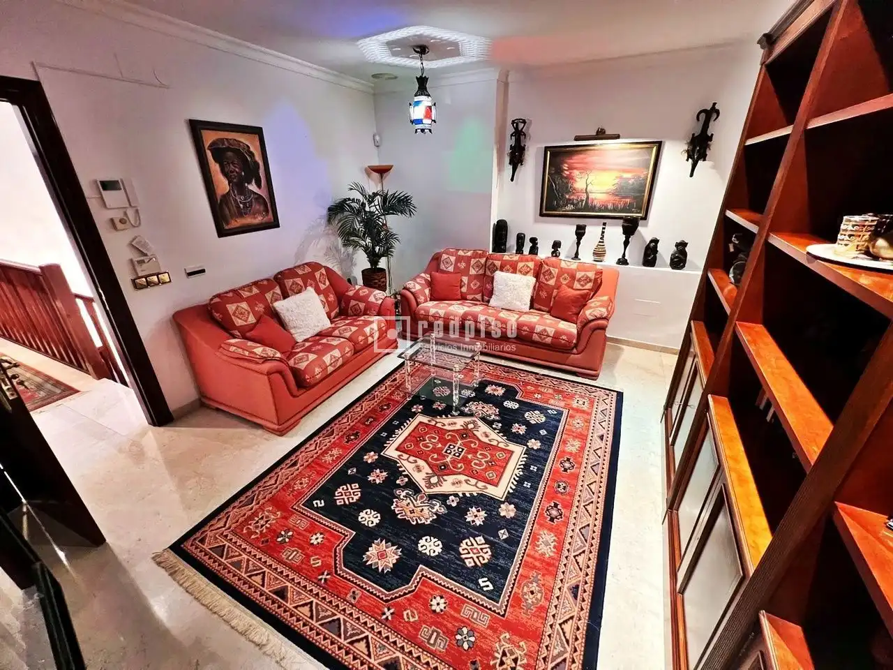 Living room of Houses for sale in Málaga  with Air Conditioner, Heating and Private garden
