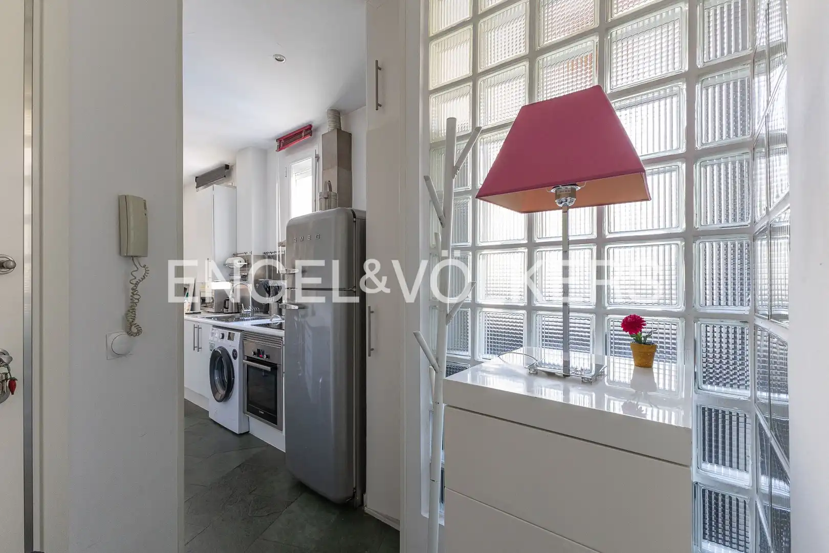 Küche von Wohnung zur Miete in Madrid mit Klimaanlage, Heizung und Möbliert