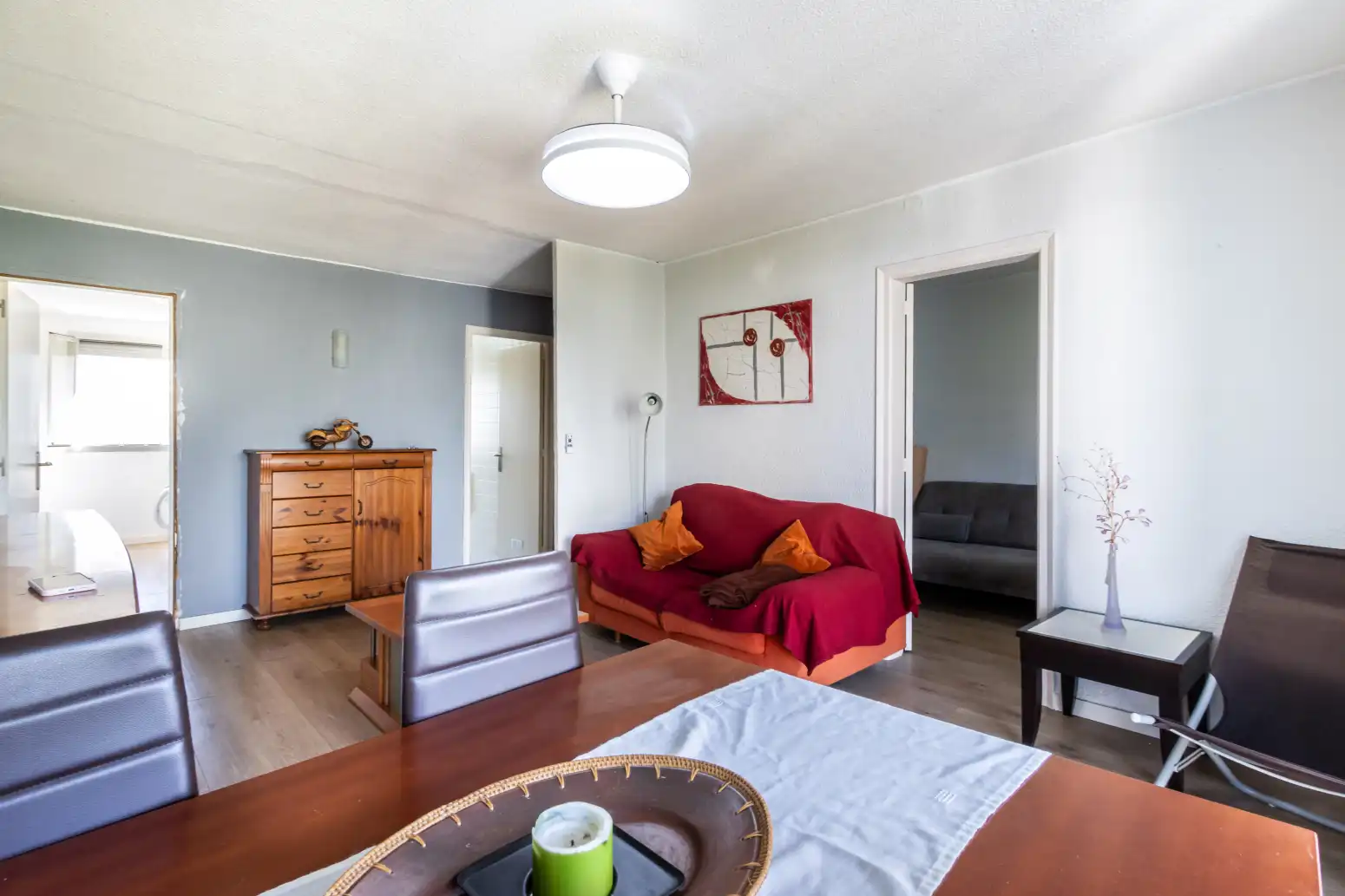 Sala d'estar de Pis en venda en Terrassa amb Parquet i Balcó