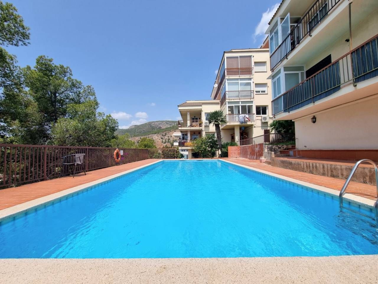 Swimming pool of Flat for sale in Sitges  with Heating, Parquet flooring and Storage room