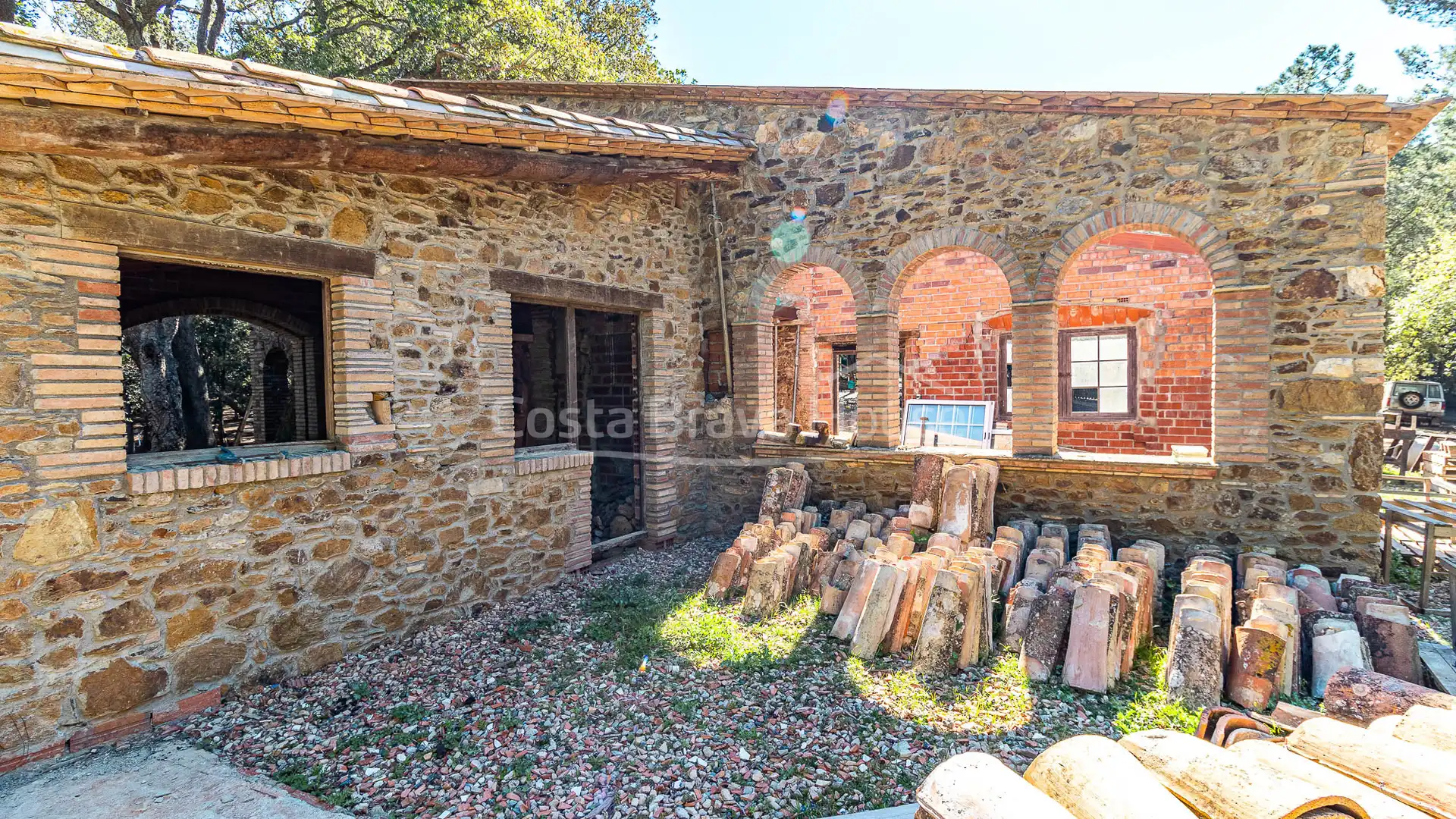 Vista exterior de Finca rústica en venta en Begur con Calefacción, Jardín privado y Terraza