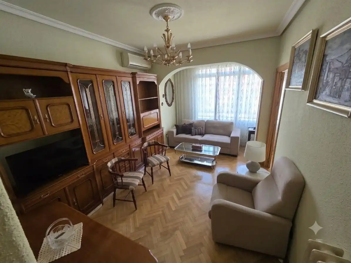 Sala de estar de Piso en venta en Madrid con Aire acondicionado, Calefacción y Amueblado