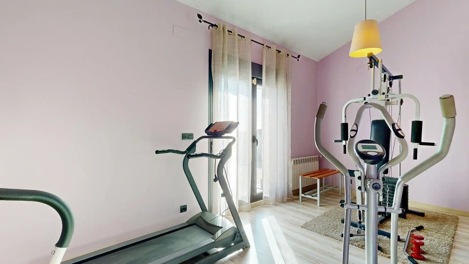 Schlafzimmer von Haus oder Chalet zum Verkauf in Nuez de Ebro mit Klimaanlage, Heizung und Privatgarten