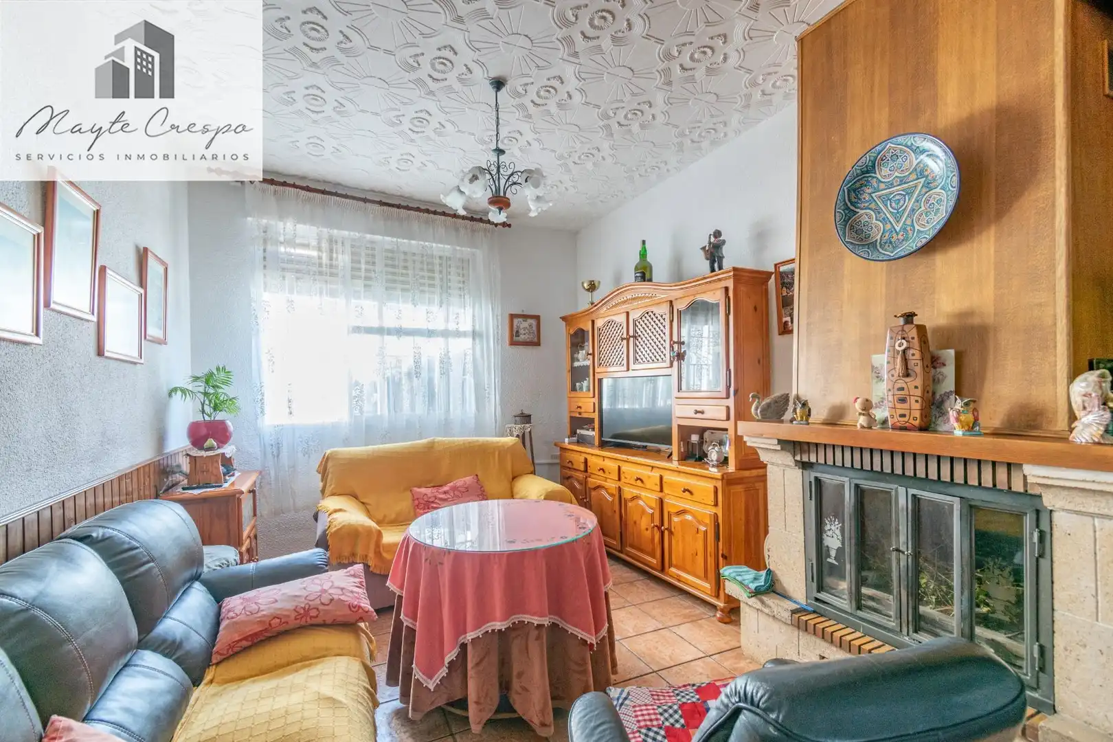 Sala d'estar de Casa o xalet en venda en Atarfe amb Aire condicionat, Terrassa i Traster