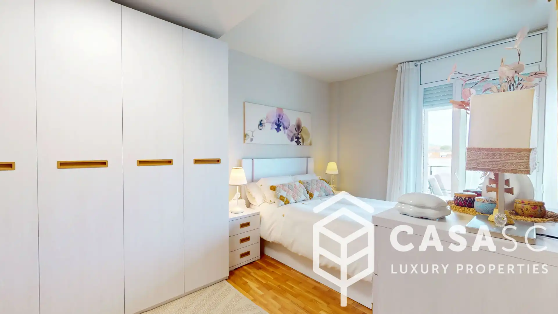 Bedroom of Attic for sale in Sant Cugat del Vallès  with Air Conditioner, Heating and Parquet flooring