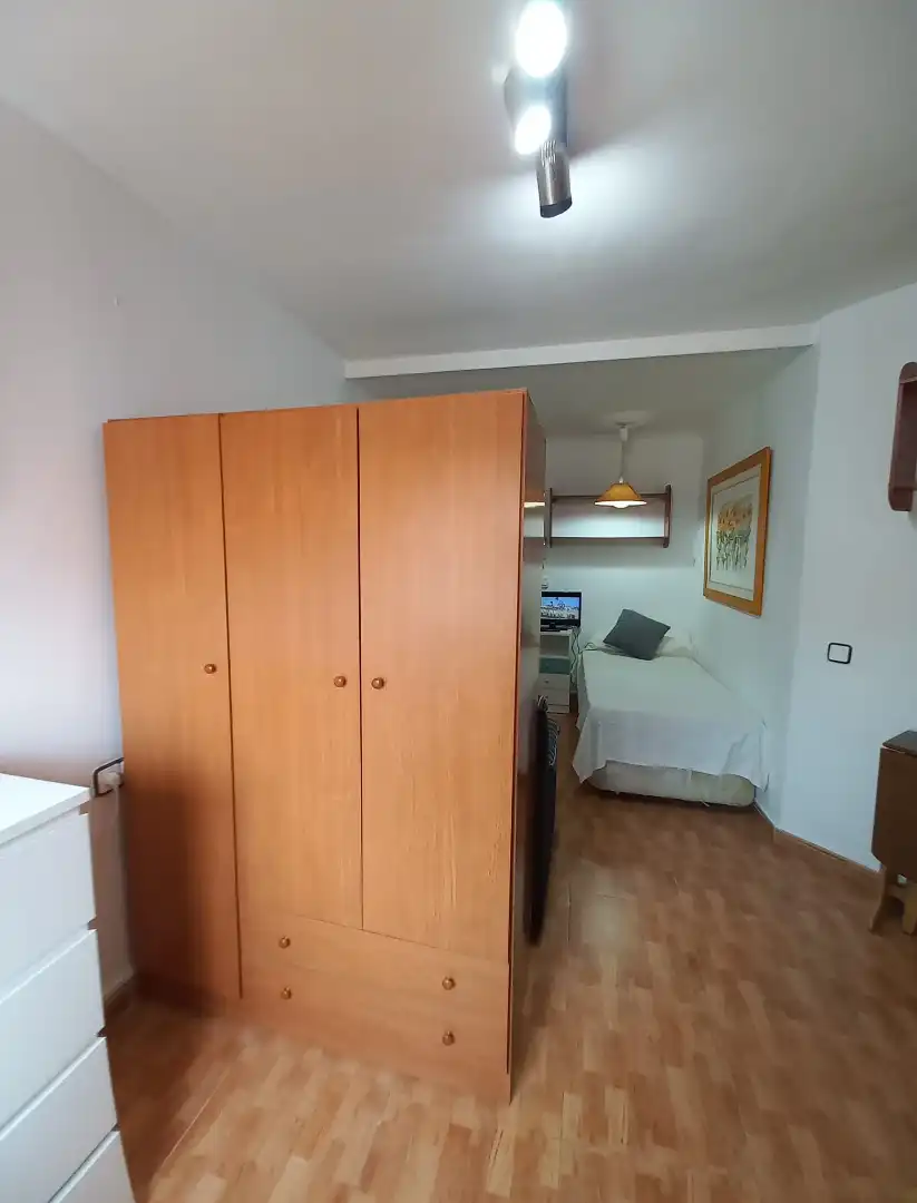 Schlafzimmer von Wohnung zur Miete in Málaga mit Möbliert