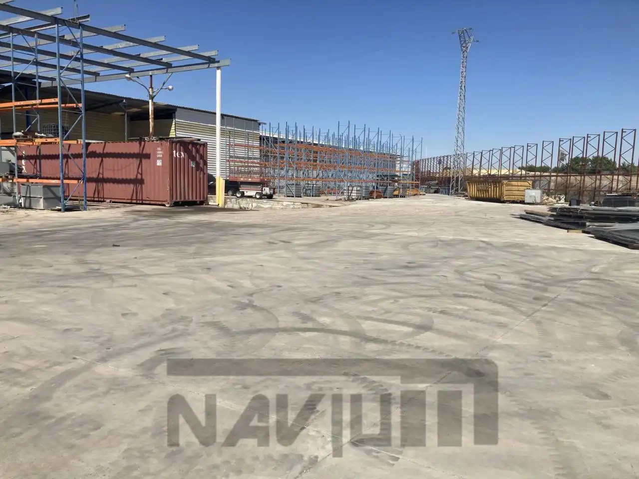Vista exterior de Nave industrial de alquiler en Villaluenga de la Sagra