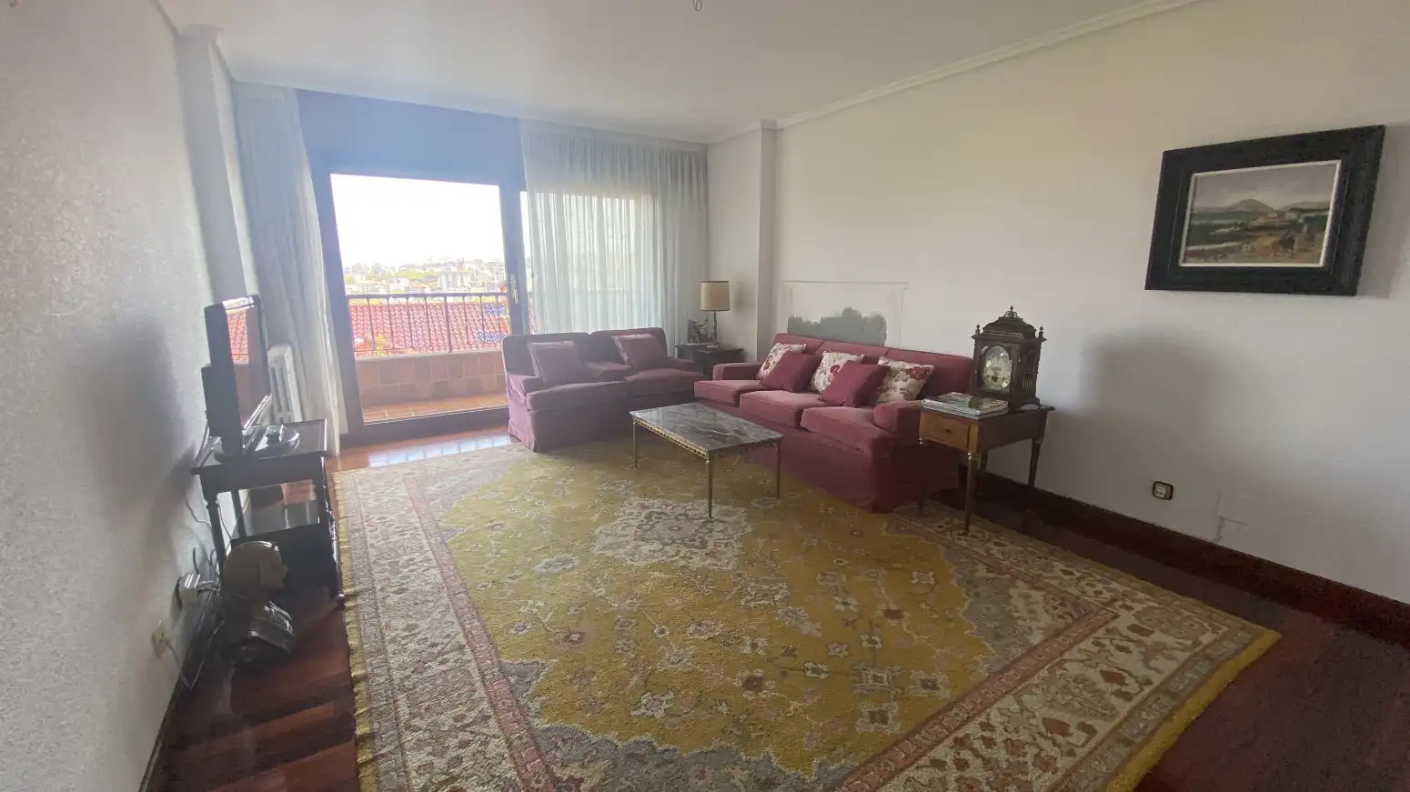 Wohnzimmer von Wohnung zum Verkauf in Santander mit Heizung, Privatgarten und Terrasse