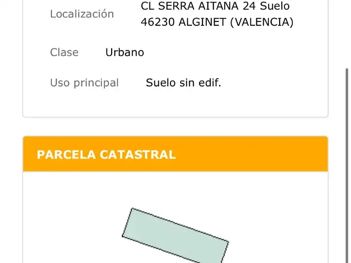 Terreno residencial en venta en Calle Serra Aitana 24