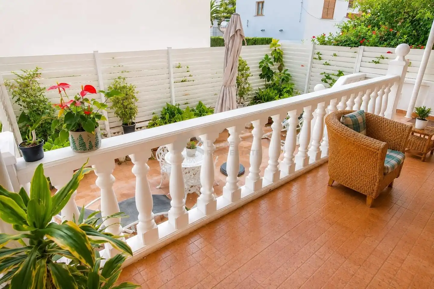 Terrassa de Casa o xalet de lloguer en Benicasim / Benicàssim amb Aire condicionat, Terrassa i Moblat