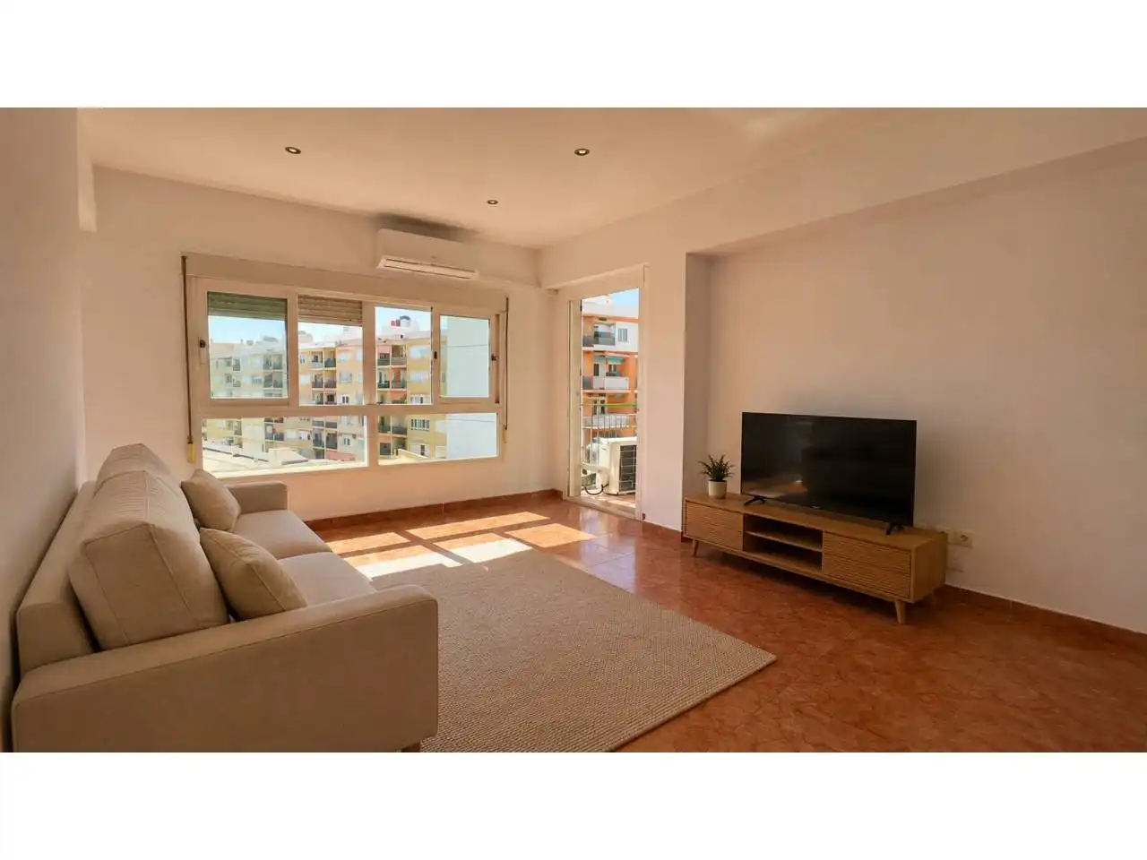 Living room of Flat for sale in  Palma de Mallorca  with Air Conditioner, Heating and Balcony