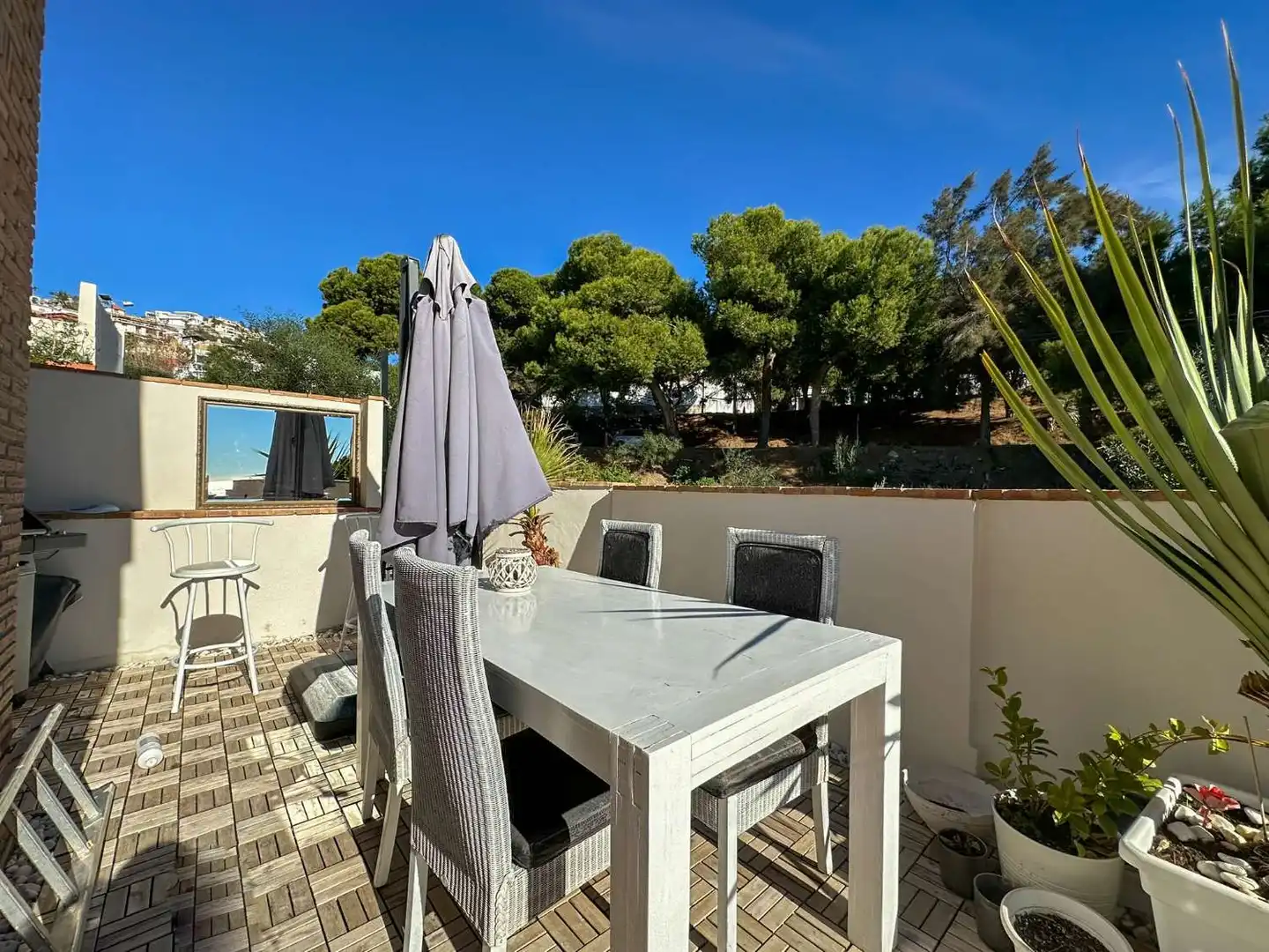 Terrasse von Einfamilien-Reihenhaus zum Verkauf in Salobreña mit Terrasse und Schwimmbad