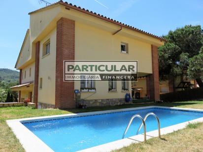 Vista exterior de Casa o xalet en venda en Vallromanes amb Calefacció, Jardí privat i Terrassa