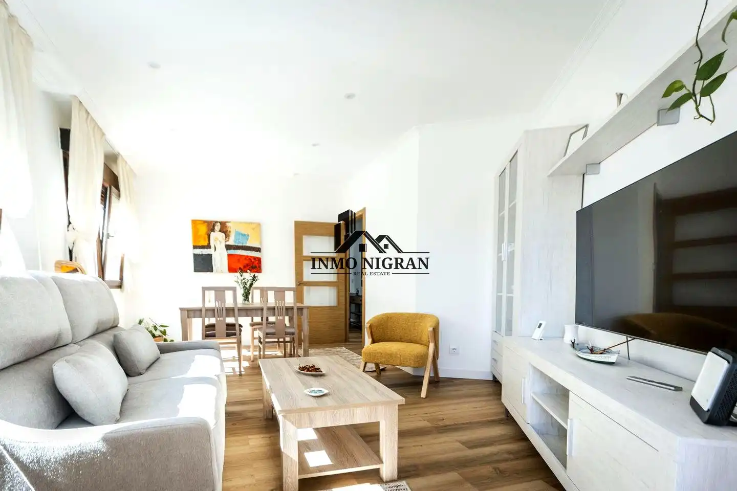 Living room of Flat for rent in Bueu  with Furnished and Balcony