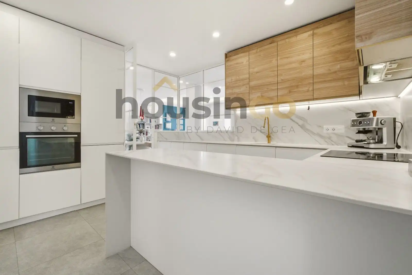 Cocina de Piso de alquiler en Madrid con Aire acondicionado, Calefacción y Parquet