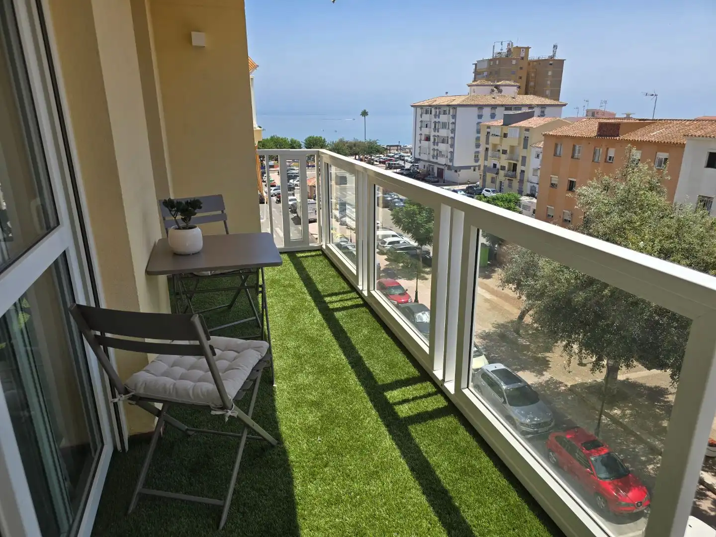 Balcony of Flat for sale in Manilva  with Air Conditioner, Terrace and Balcony