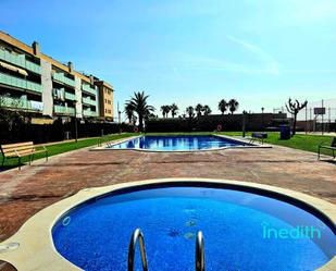 Swimming pool of Flat for sale in Cubelles  with Heating, Private garden and Terrace