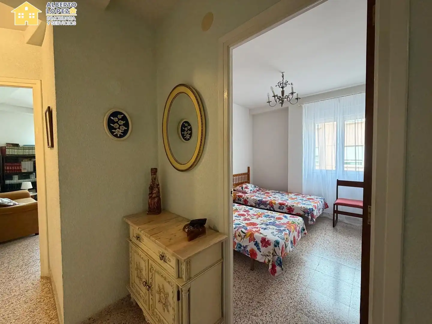 Bedroom of Flat for rent in Elche / Elx  with Terrace, Furnished and Balcony