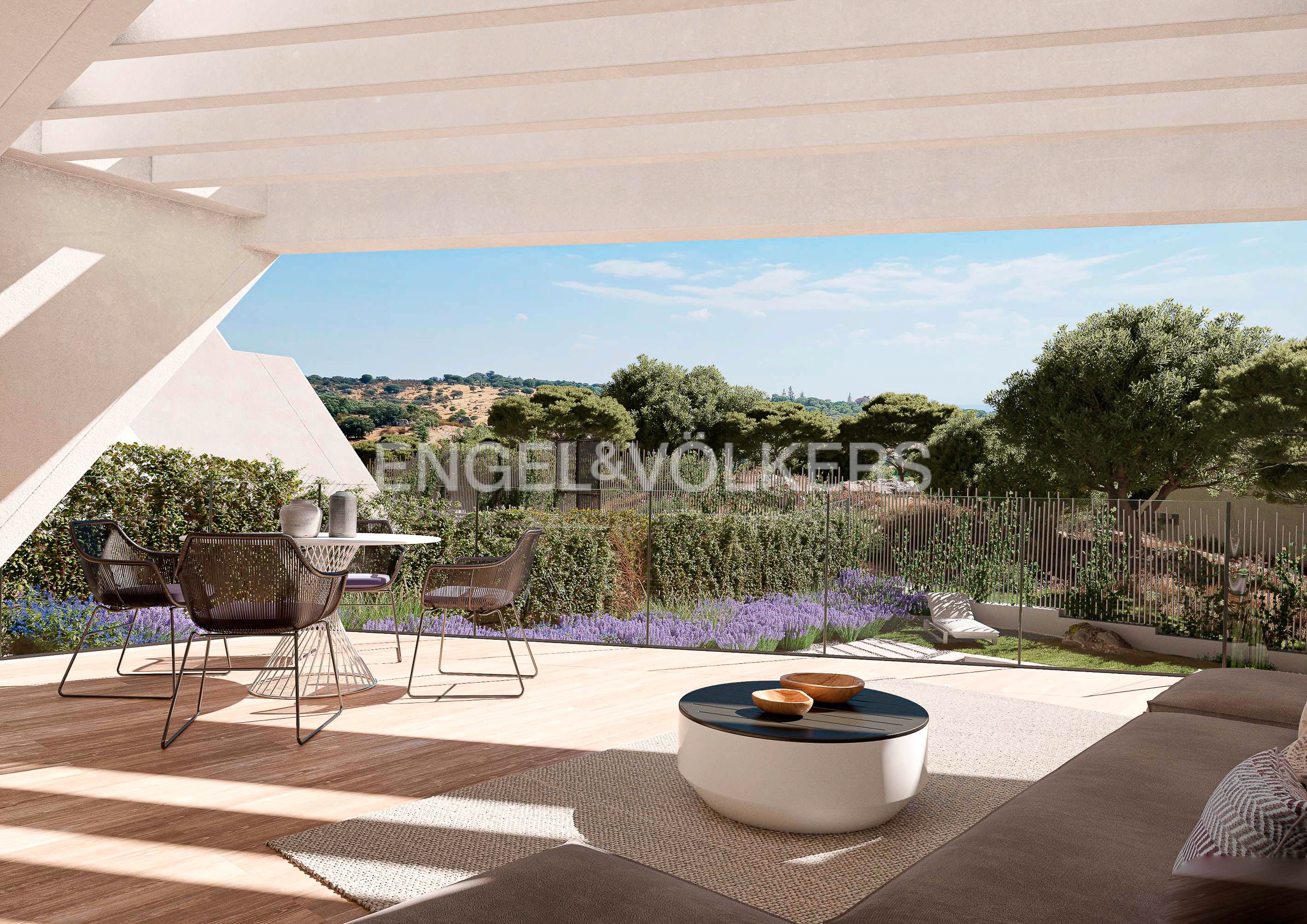 Terrassa de Casa o xalet en venda en Torrelodones amb Aire condicionat, Calefacció i Jardí privat