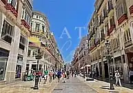 Außenansicht von Wohnungen zur Miete in Málaga mit Terrasse und Ofen