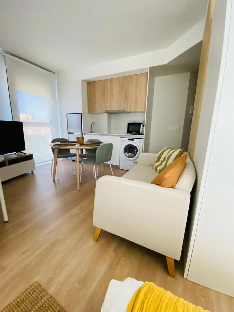 Wohnzimmer von Wohnung zur Miete in Murcia mit Klimaanlage, Heizung und Terrasse