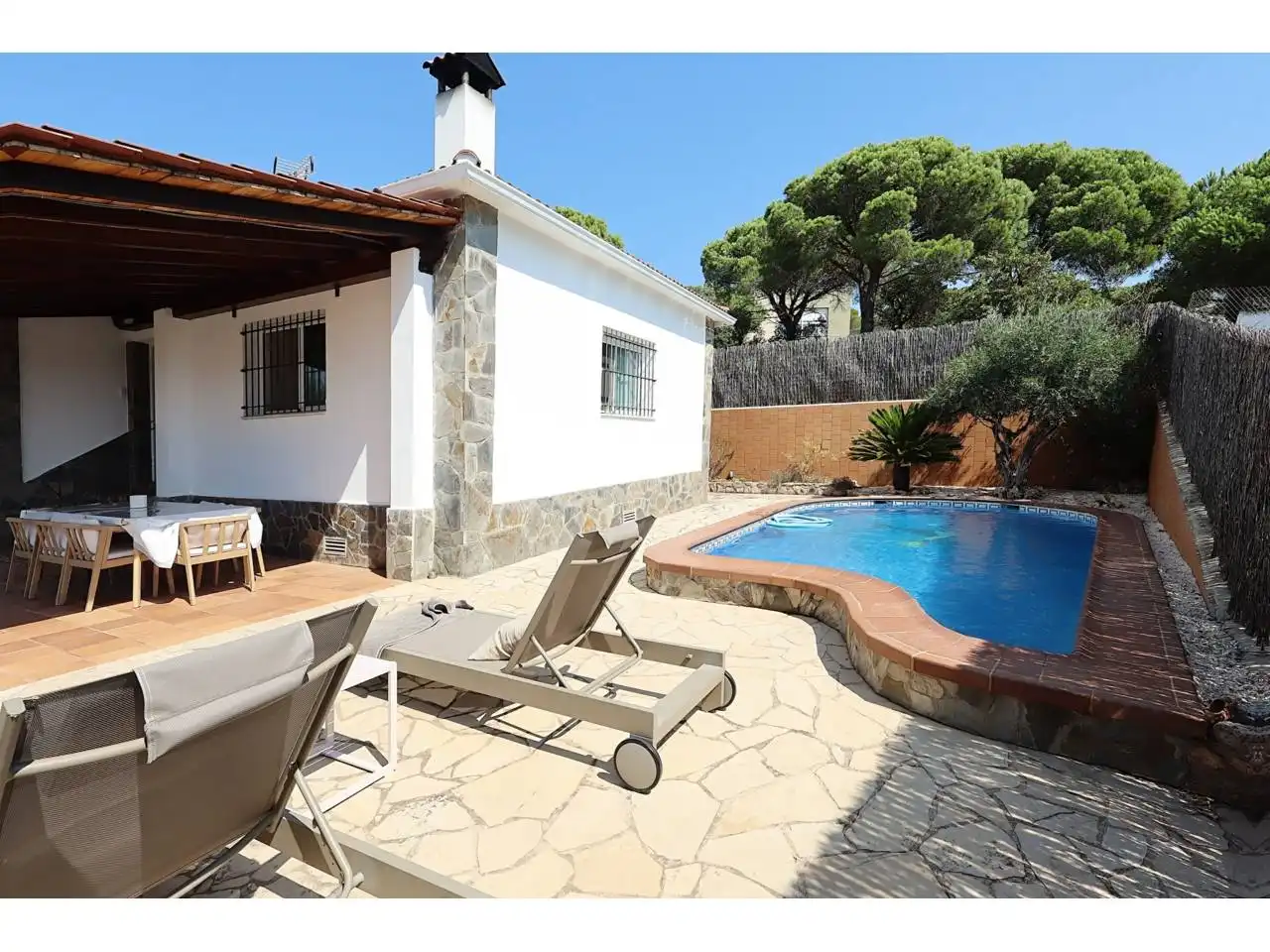 Swimming pool of Houses for sale in Lloret de Mar  with Heating, Private garden and Parquet flooring