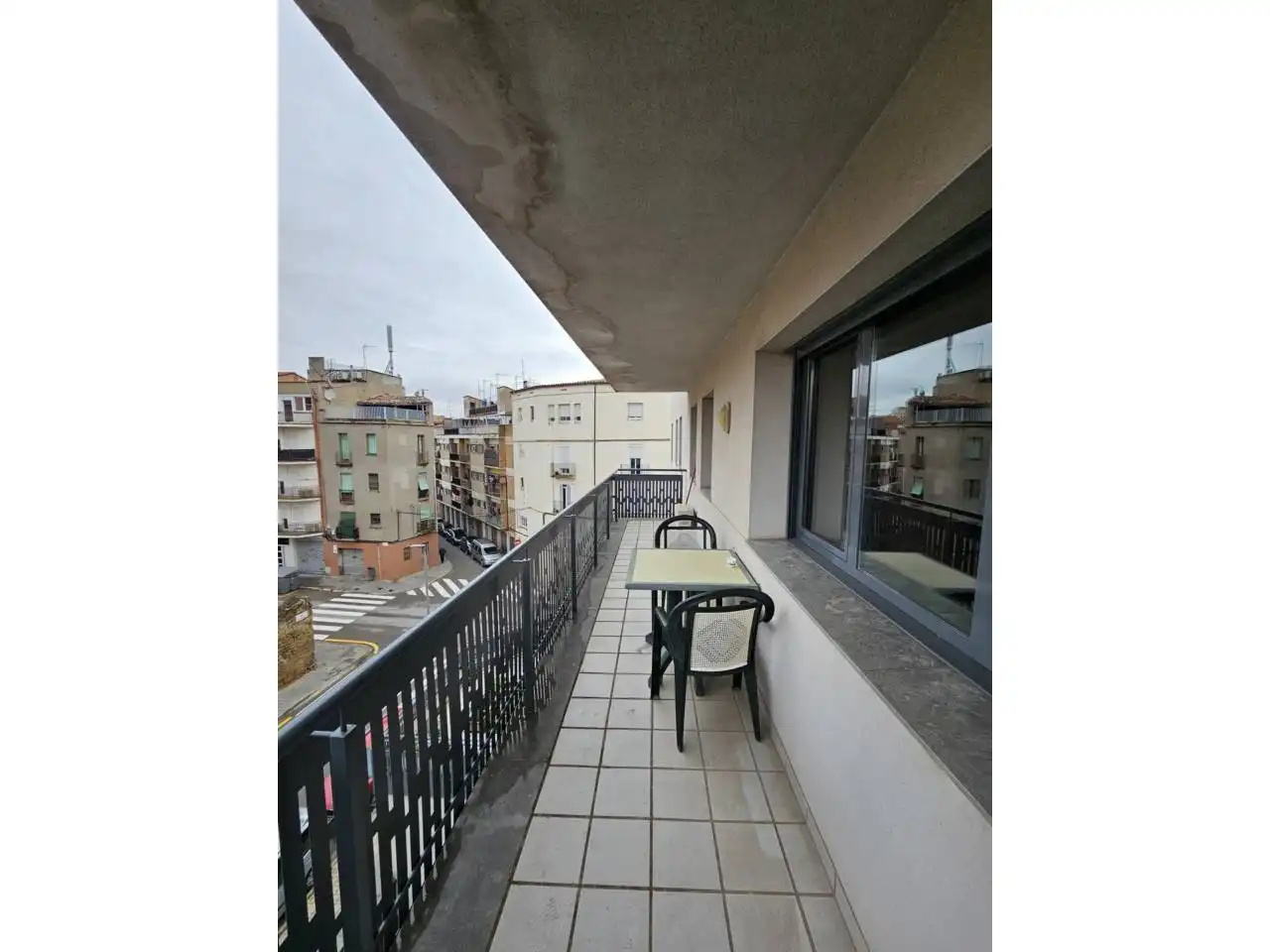 Terrassa de Apartament de lloguer en Manresa amb Aire condicionat, Parquet i Moblat