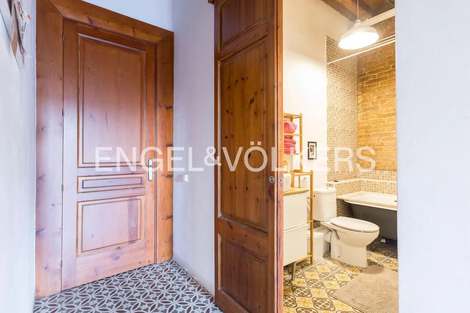 Schlafzimmer von Wohnung zur Miete in Barcelona mit Klimaanlage, Heizung und Parkett
