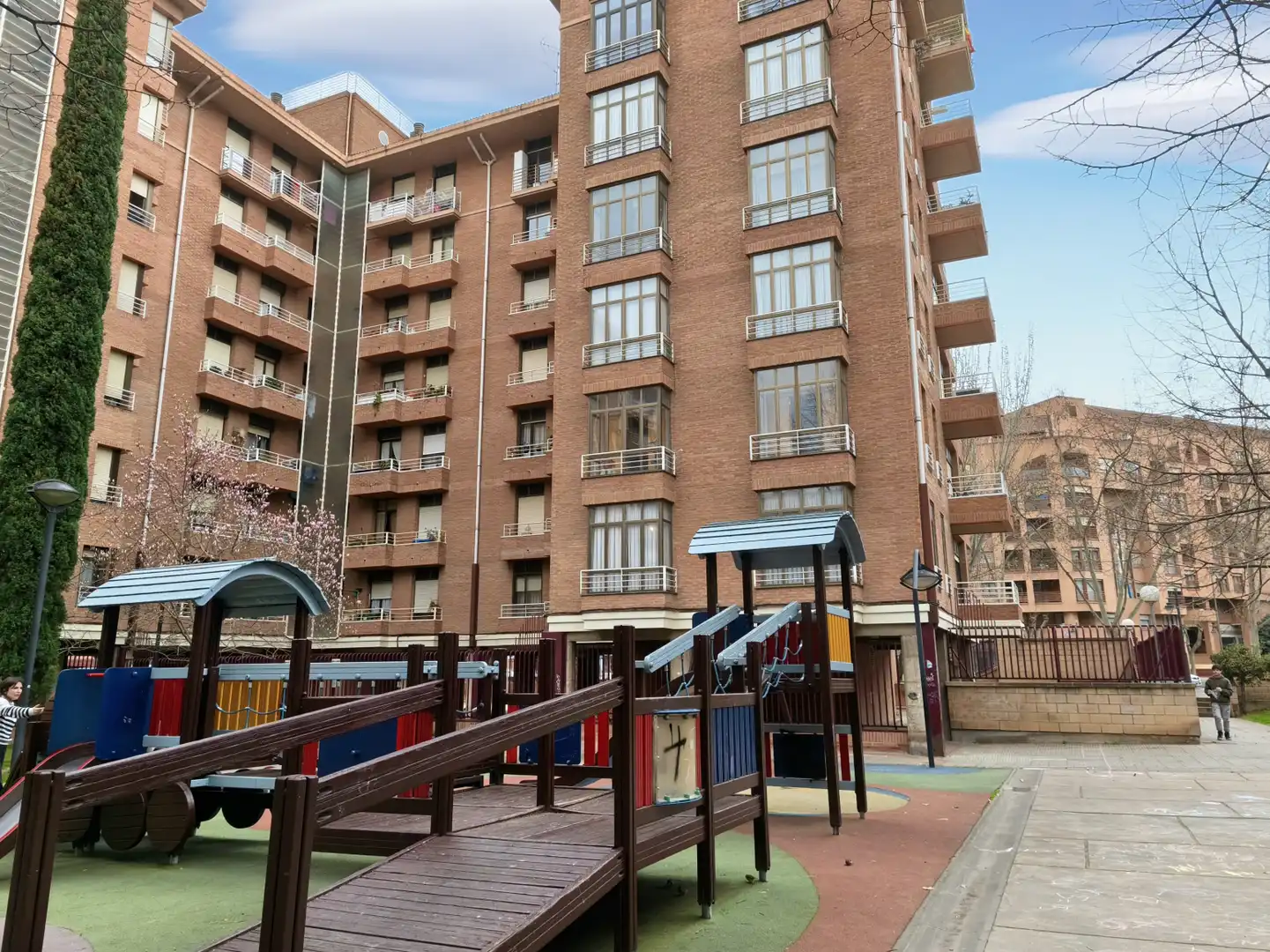 Exterior view of Flat for sale in  Logroño  with Heating, Parquet flooring and Terrace