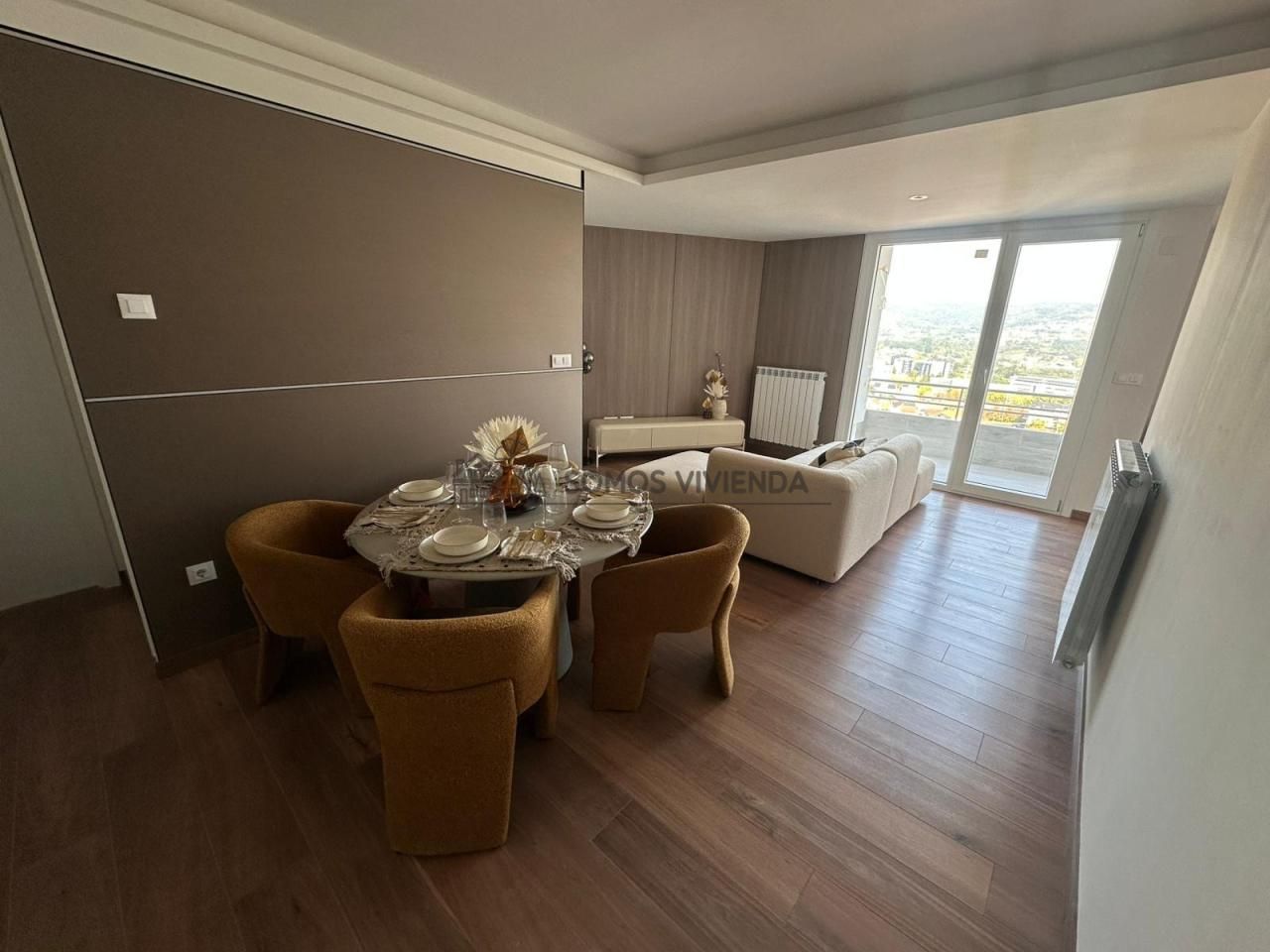 Living room of Flat for sale in Ourense Capital   with Heating, Storage room and Balcony
