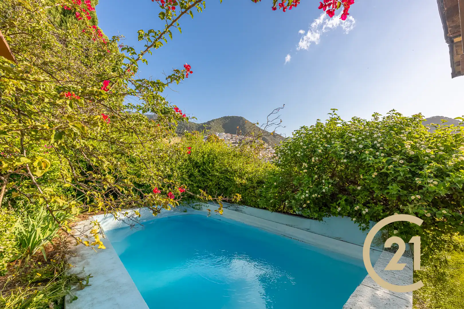 Piscina de Finca rústica en venta en Ojén con Jardín privado, Terraza y Piscina