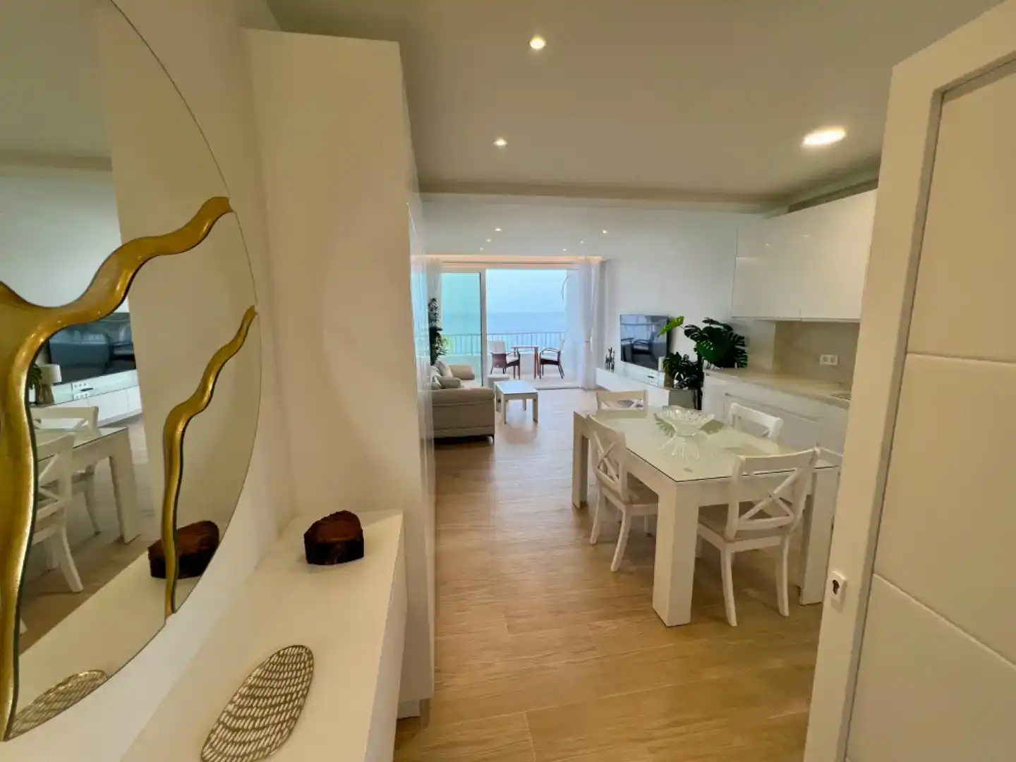 Dining room of Flat for rent in Almuñécar  with Air Conditioner and Furnished