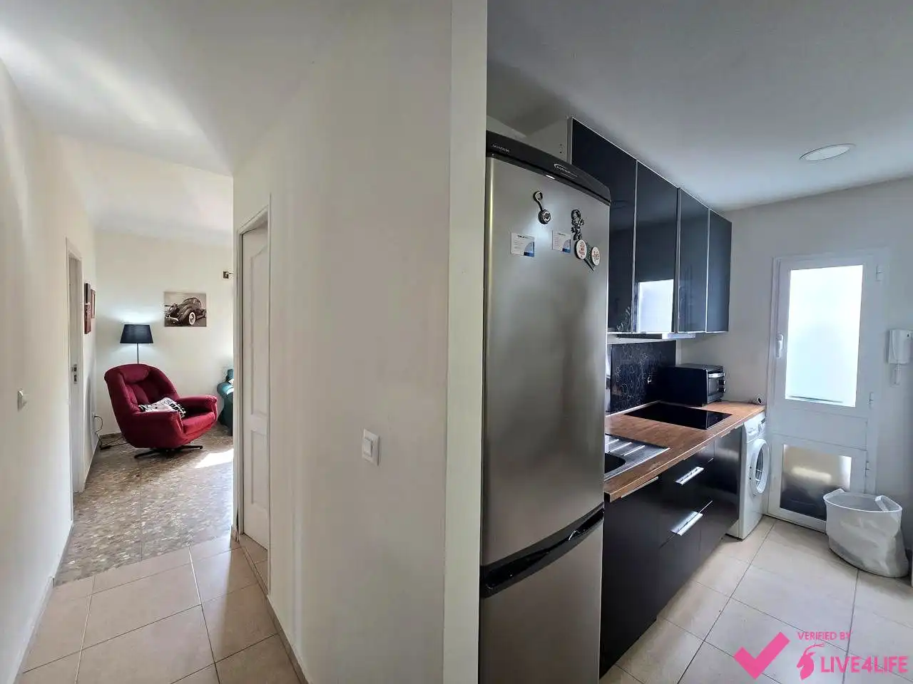 Kitchen of Flat for rent in Sevilla  with Air Conditioner, Terrace and Furnished