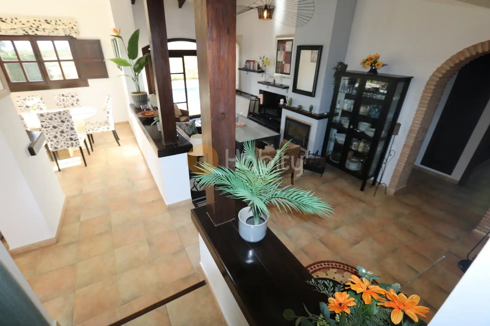 Sala d'estar de Casa o xalet en venda en Fuente Álamo de Murcia amb Aire condicionat, Calefacció i Jardí privat