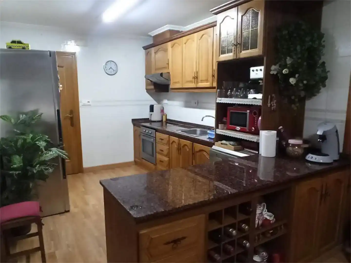 Cocina de Casa adosada en venta en Banyeres de Mariola con Parquet y Amueblado