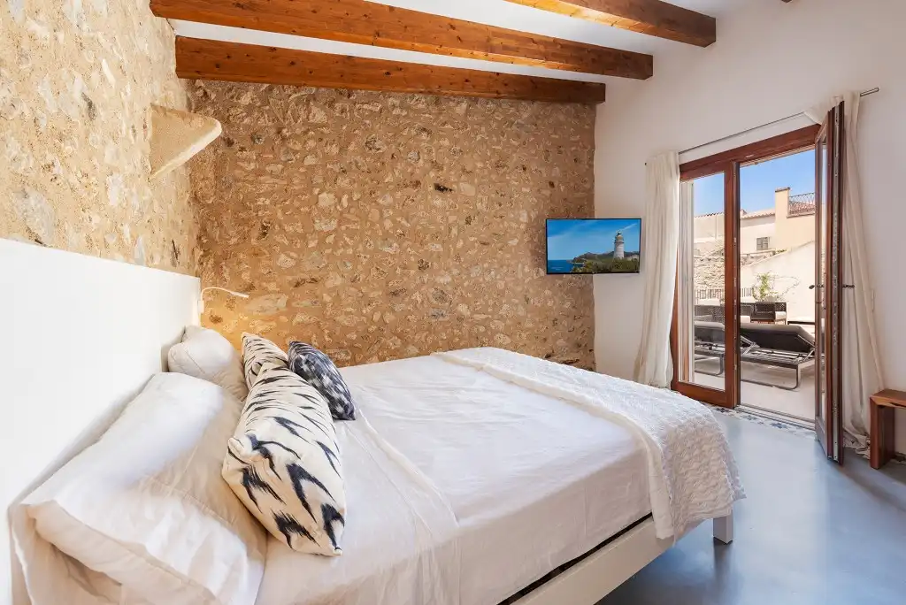 Bedroom of Country homes for sale in Pollença  with Air Conditioner, Heating and Private garden