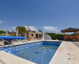 Swimming pool of Country house for sale in Crevillent  with Air Conditioner, Private garden and Terrace