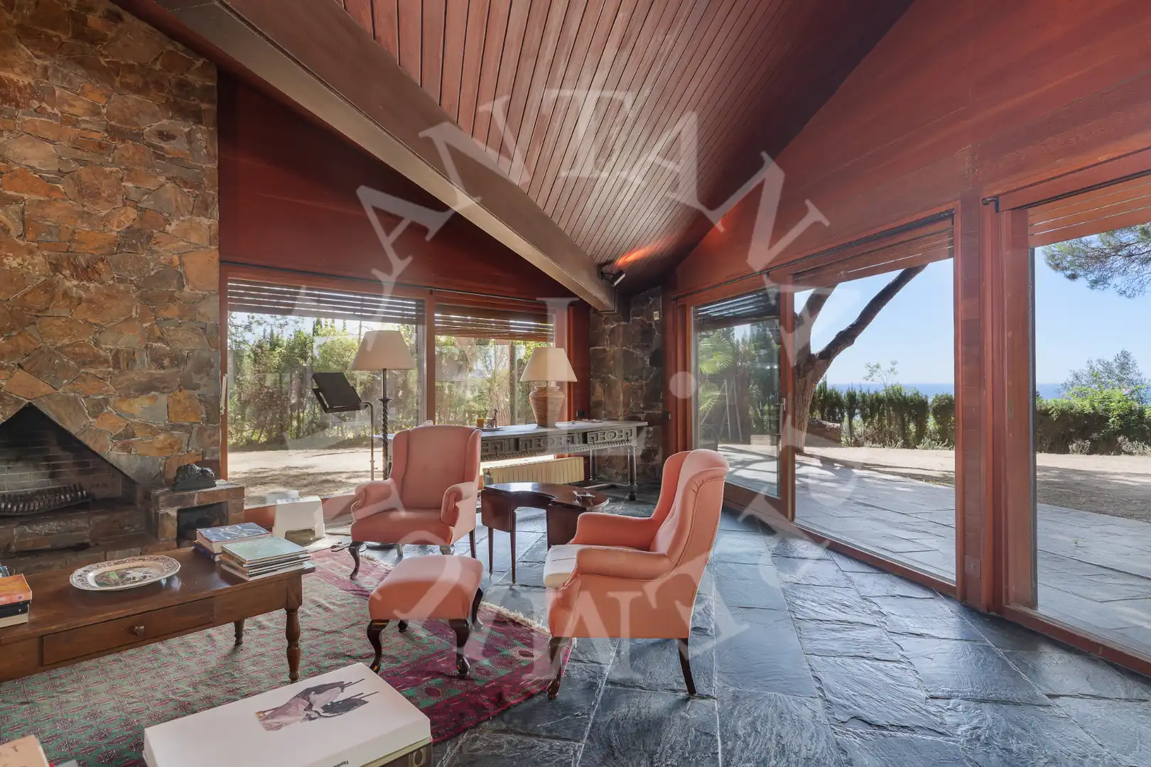 Jardín de Casa o chalet en venta en Sant Andreu de Llavaneres con Calefacción, Jardín privado y Trastero