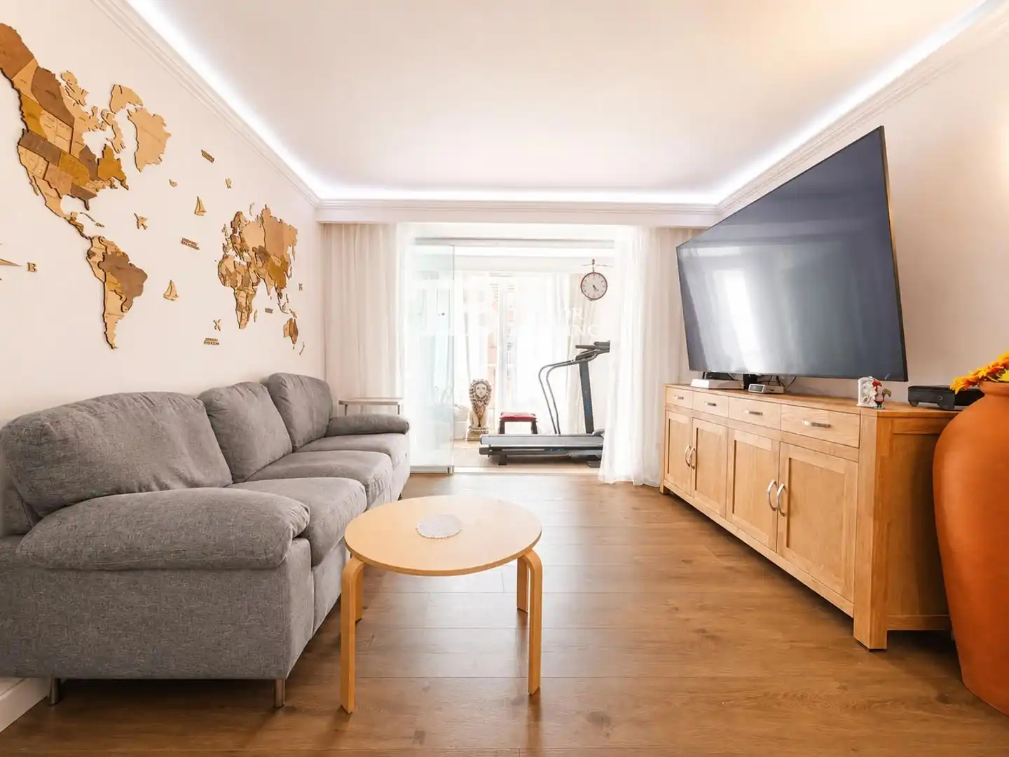 Sala d'estar de Pis en venda en Calvià amb Aire condicionat, Calefacció i Parquet