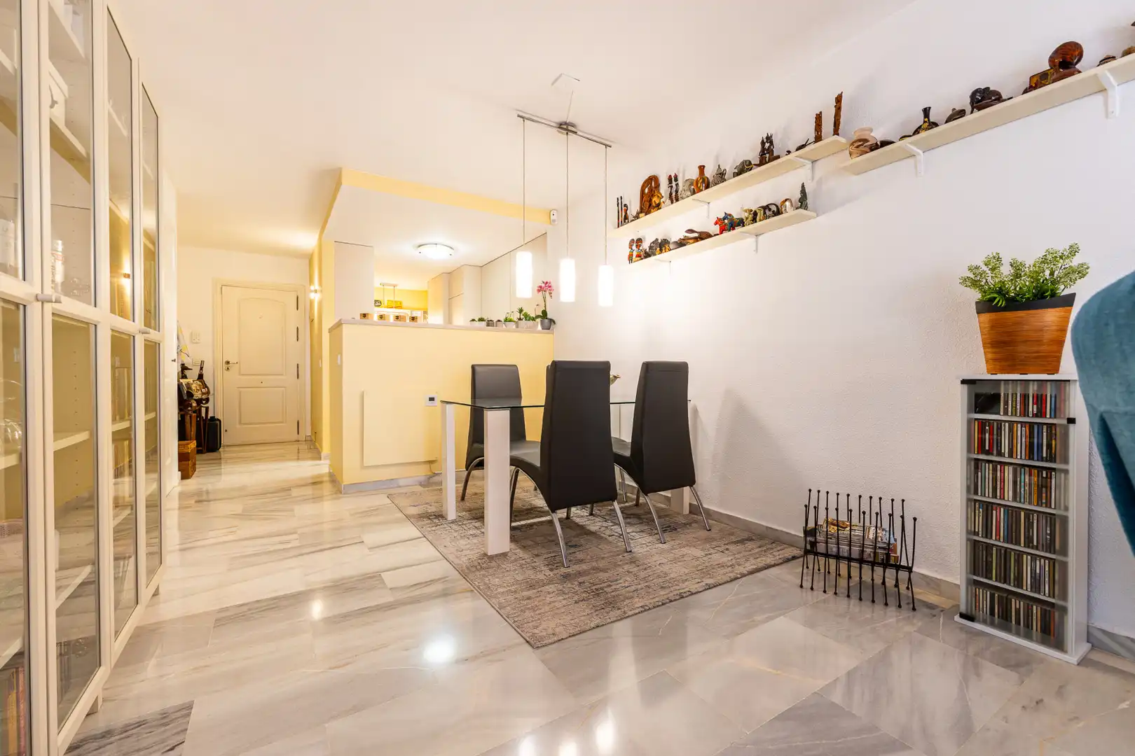 Menjador de Apartament en venda en Mijas amb Aire condicionat, Calefacció i Terrassa