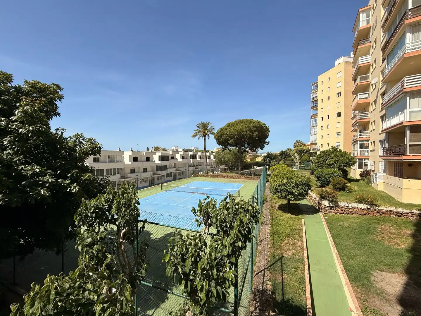 Jardín de Apartamento en venta en Estepona con Aire acondicionado, Terraza y Piscina