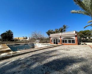 Exterior view of Country house for sale in Elche / Elx  with Terrace and Swimming Pool