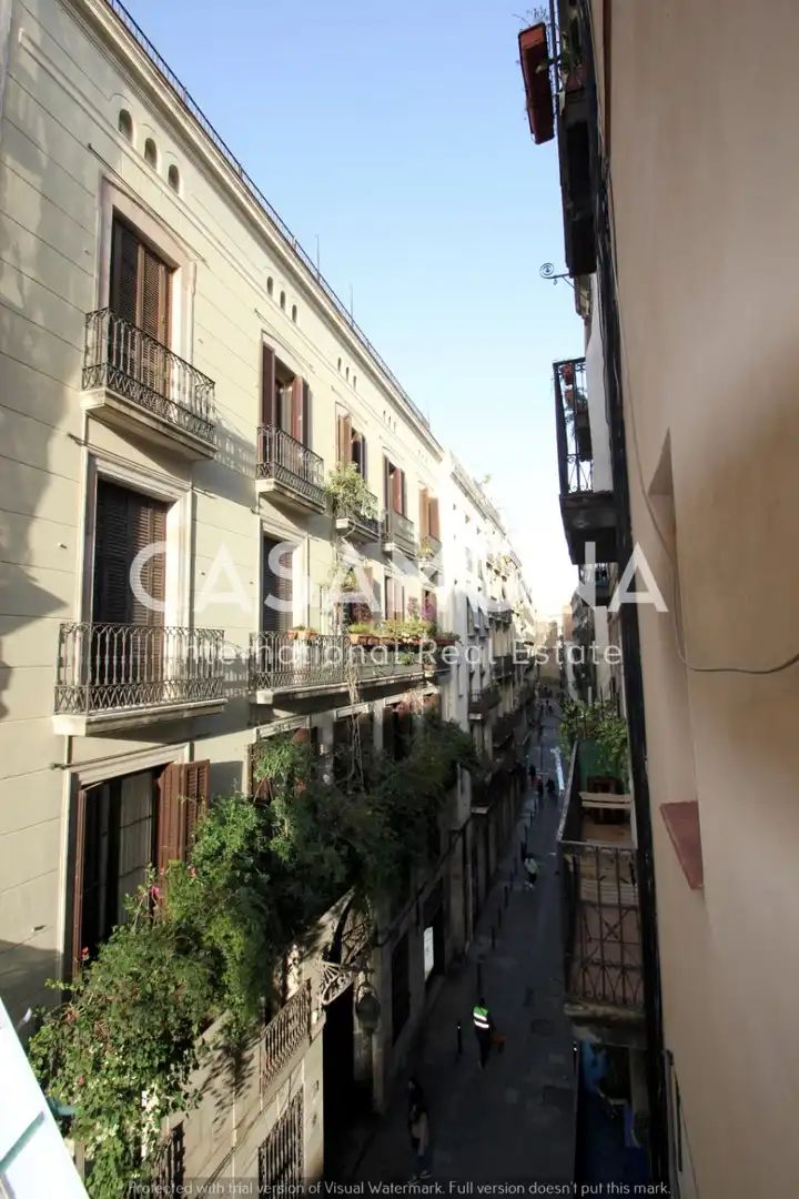 Appartement compact avec terrasse à louer à Ciutat Vella
