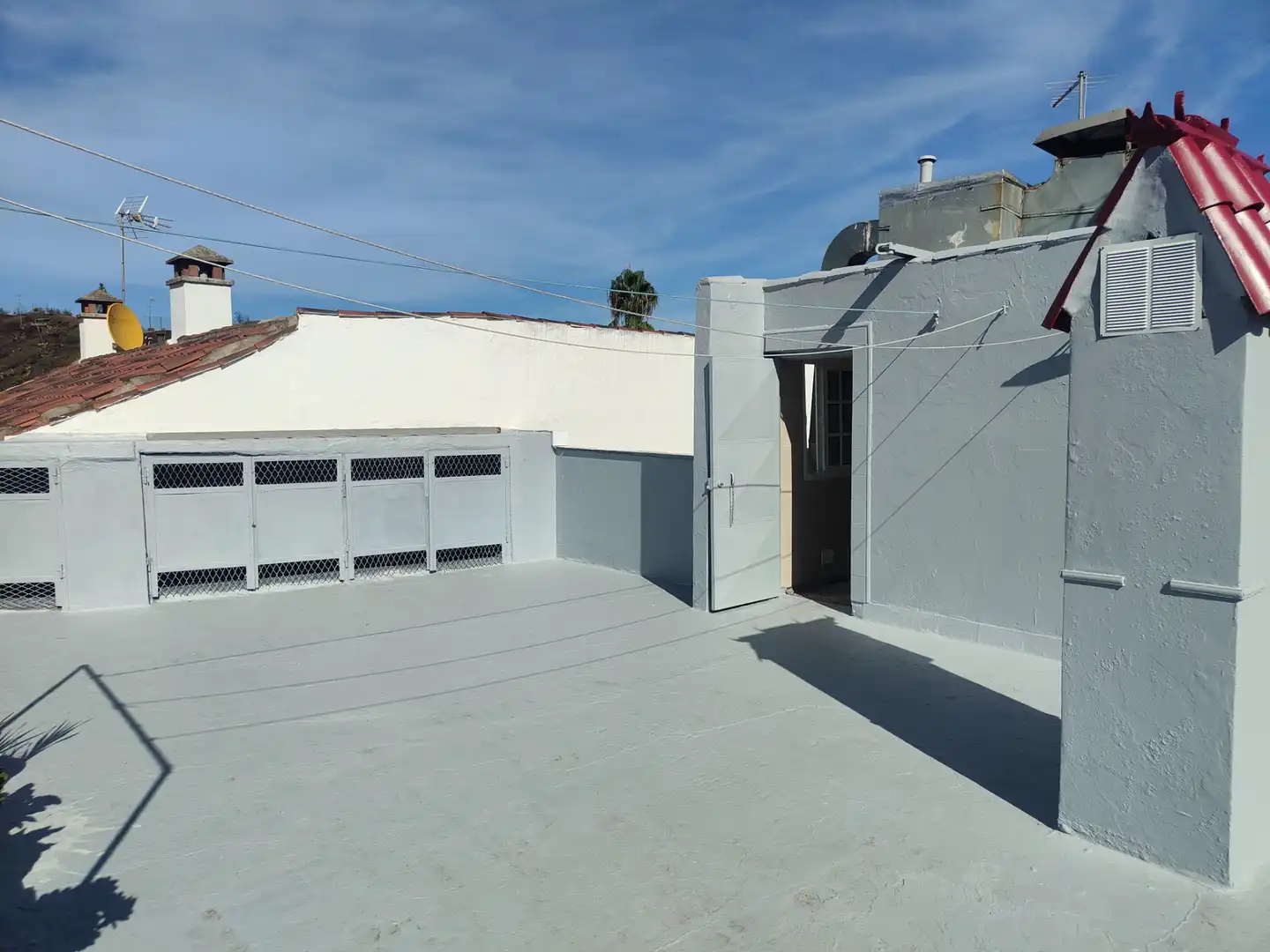 Vista exterior de Piso en venta en Vega de San Mateo con Terraza, Trastero y Amueblado