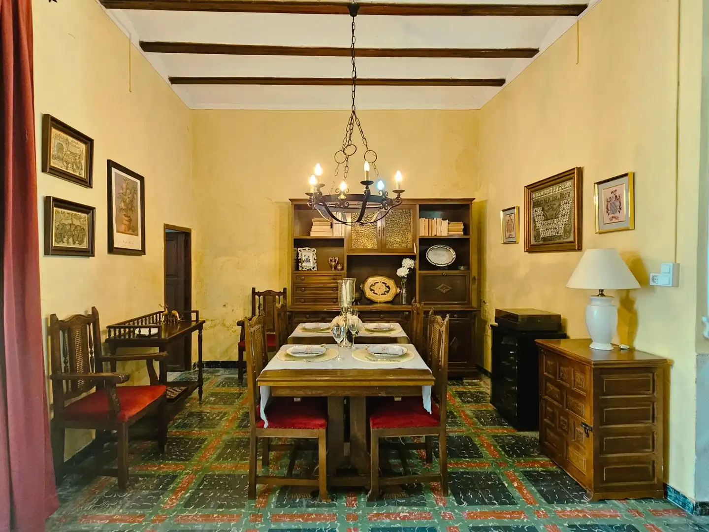 Comedor de Finca rústica en venta en La Llosa de Ranes con Aire acondicionado, Jardín privado y Terraza