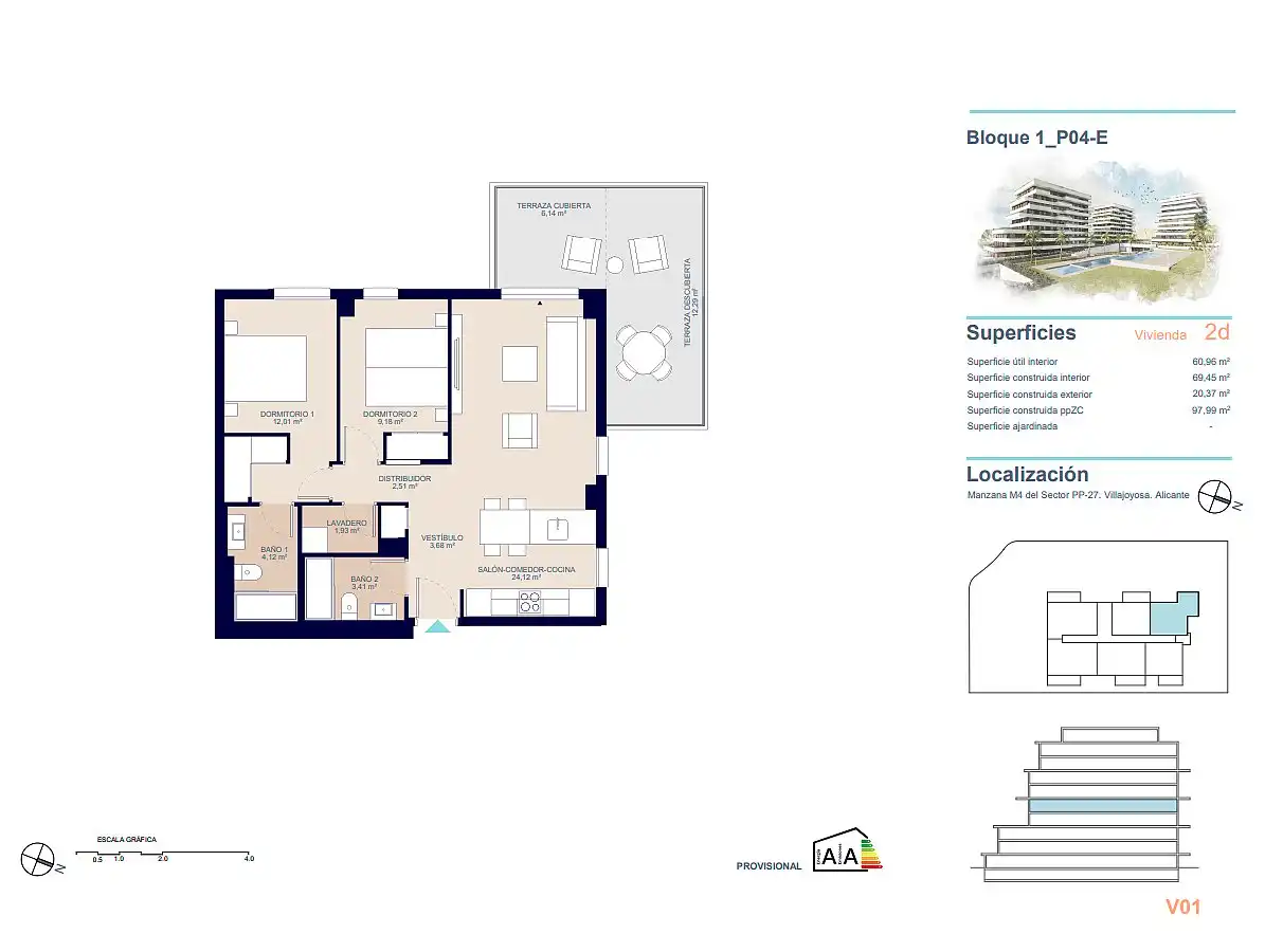 Apartamento con terraza en venta en Platja de Torres, imagen 33
