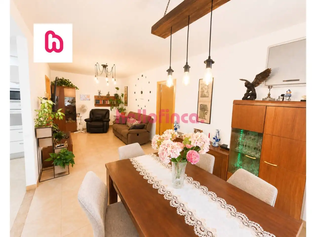 Wohnzimmer von Wohnung zum Verkauf in Sant Celoni mit Klimaanlage, Heizung und Balkon